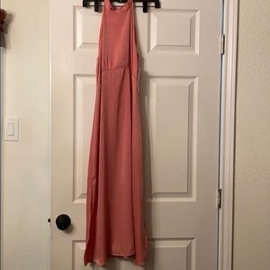 Pink silk Zara dress